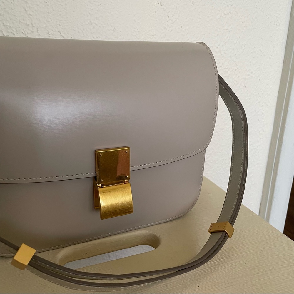 leather box bag - Picture 2 of 7
